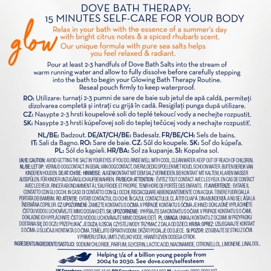 Sare de baie Glow 400g