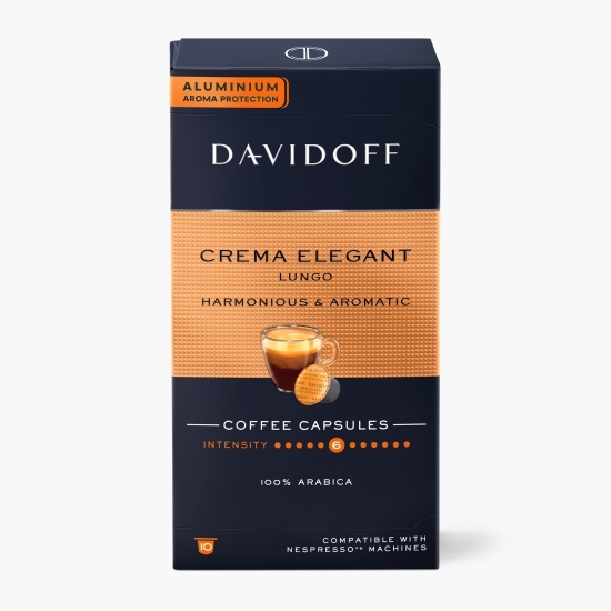 Capsule cafea Crema Elegant Lungo, 10 băuturi, 55g