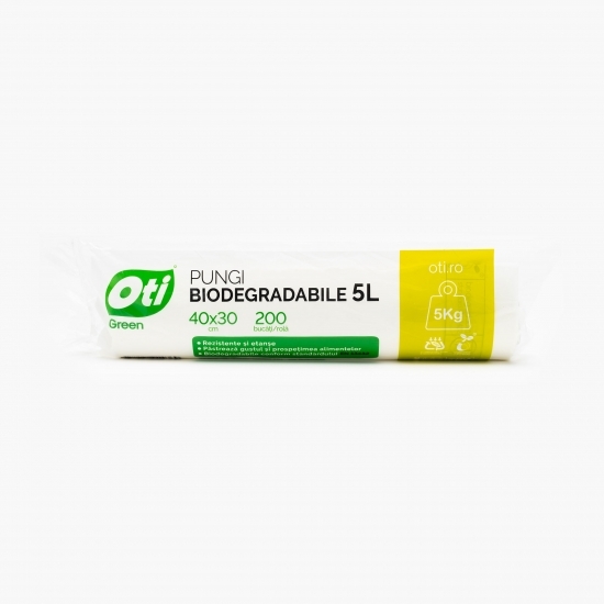 Pungi biodegradabile 5L 30x40cm 200 buc
