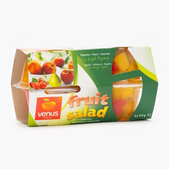 Salată de fructe în sirop 425g (cupă 113g x4)