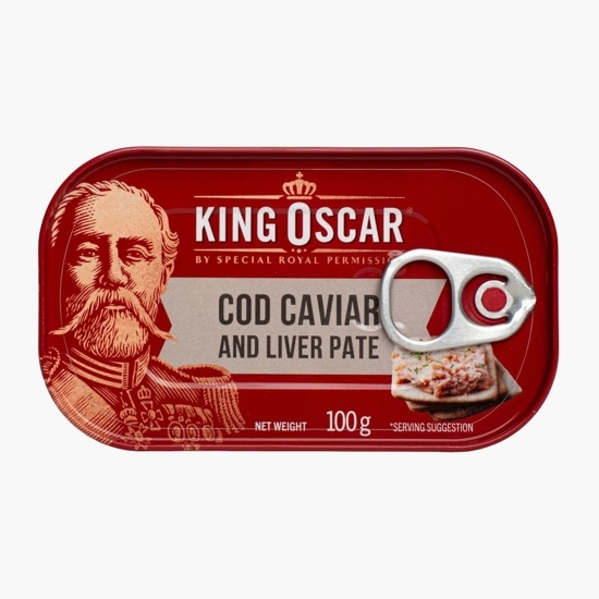 Pate din caviar și ficat de cod 100g