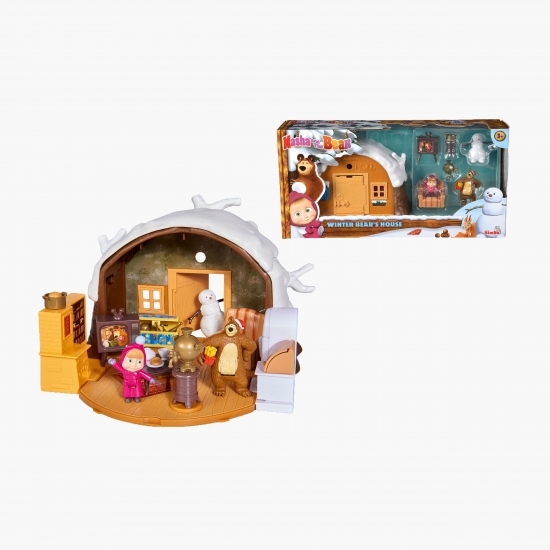 Set de joacă Masha and the Bear, Winter Bear's House 3+ ani