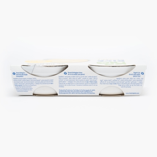 Desert ecologic din orez cu vanilie 2x130g