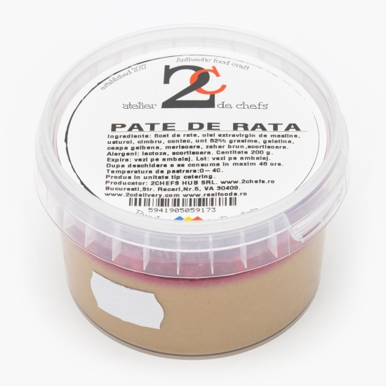 Pate din ficat de rață cu glazură de merișoare 200g