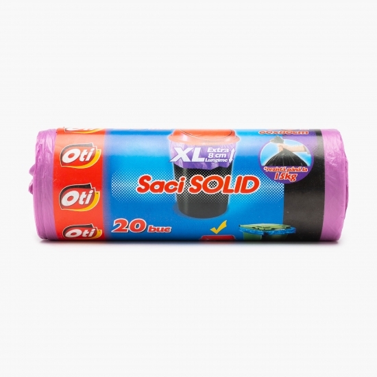 Saci menajeri XL Solid 60l 20 buc