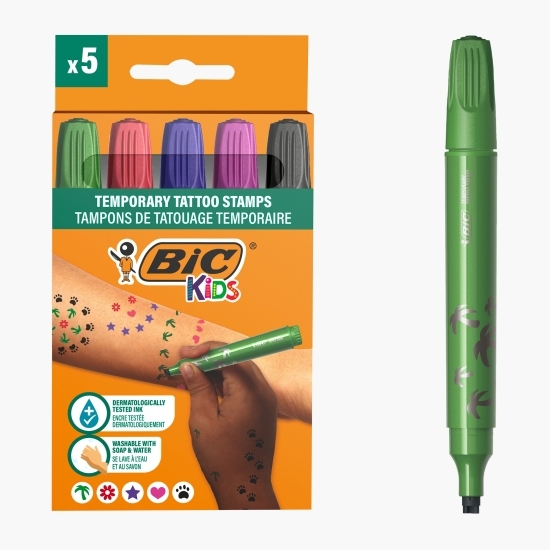Tatuaje temporare Kids, 5 ștampile