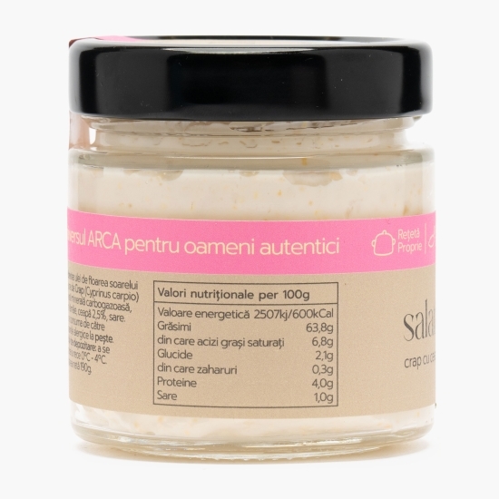 Salată de icre de crap cu ceapă 190g