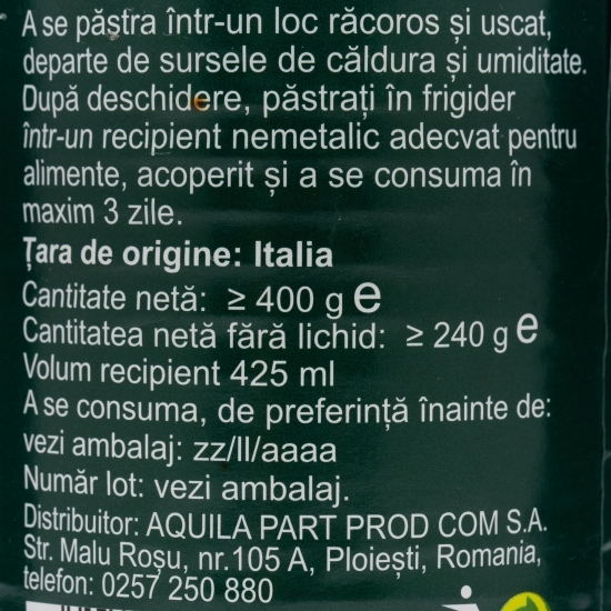 Roșii decojite întregi 425ml