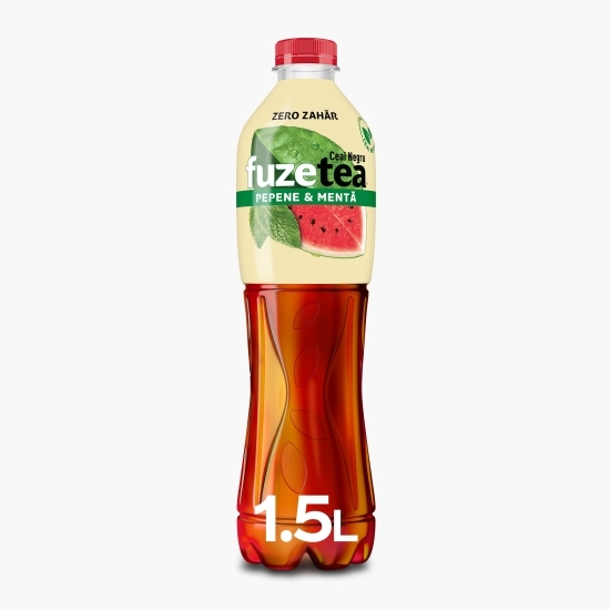 Ceai negru pepene roșu și mentă, zero zahăr, 1.5l