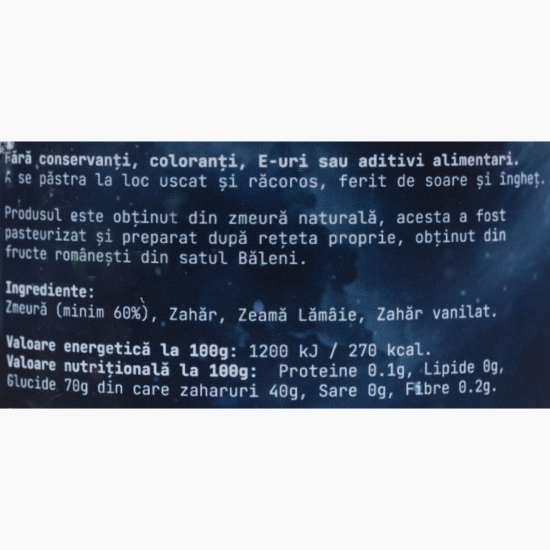 Dulceață de zmeură 200g