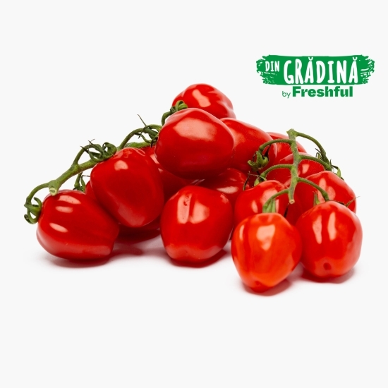 Roșii cherry strawberry shaped, ciorchine, din Bihor 250g