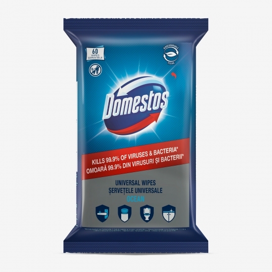Șervețele umede universale Ocean 60 buc