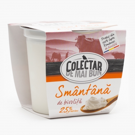 Smântână de bivoliță 25% grăsime, 300g