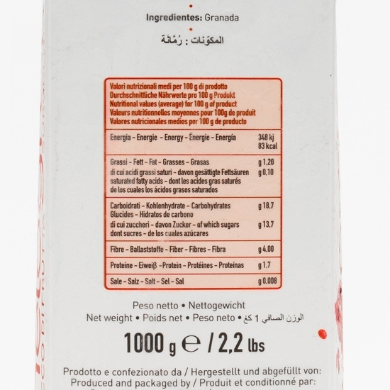 Suc congelat din rodie stoarsă 1kg
