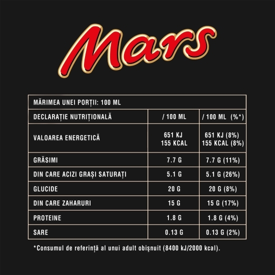 Înghețată cu caramel și sos cu aromă de ciocolată 450ml (273g)