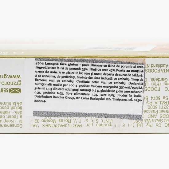 Foi de lasagna fără gluten 250g