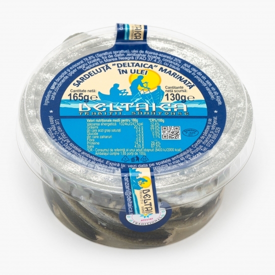 Sardeluță marinată în ulei 165g