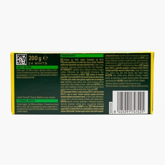 Praline de ciocolată cu aromă de lămâie și mentă 200g