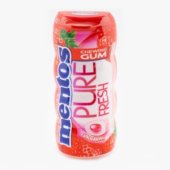 Gumă de mestecat cu aromă de căpșuni cu interior lichid 30g