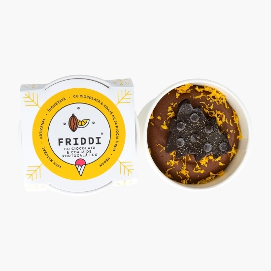 Înghețată ciocolată cu coajă de portocală eco, 300ml (250g)