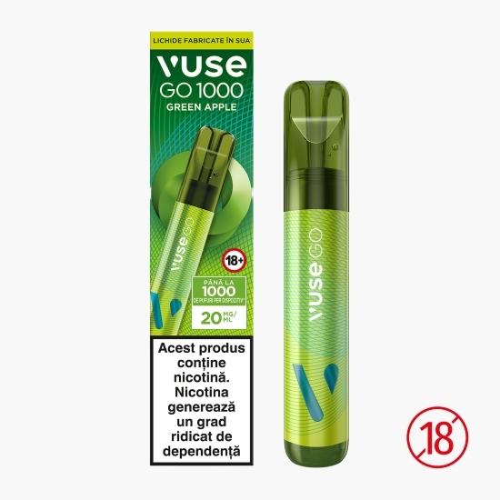 Țigară electronică Apple Sour, 20mg/ml nicotină, 1000 puffs