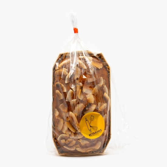 Cozonac keto cu nucă și ciocolată, cu îndulcitori 650g