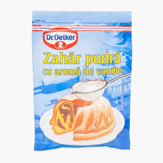 Zahăr pudră cu aromă de vanilie 80g