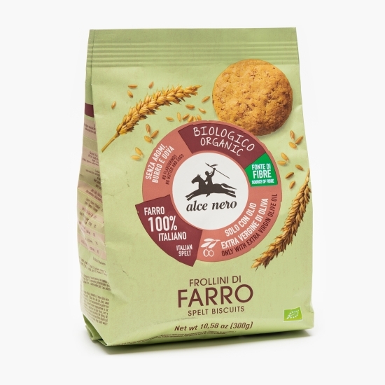 Biscuiți ecologici din grâu cu ulei de măsline 300g