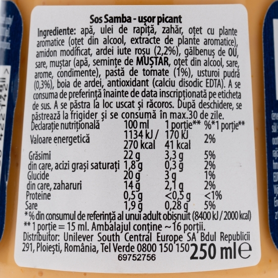 Sos Samba 0.25l