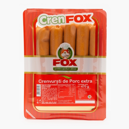 Crenvurști de porc extra 470g