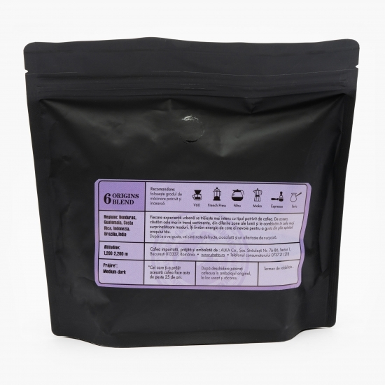 6 Origins Blend 250g cafea boabe prăjită 