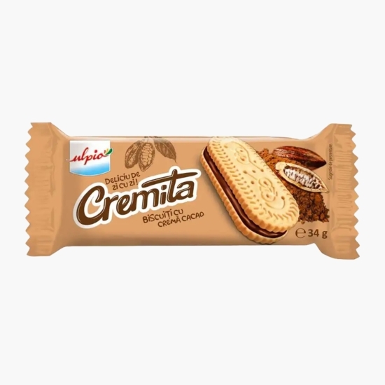 Biscuiți cu cremă de cacao 34g