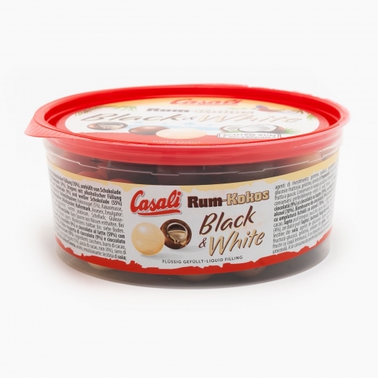 Bomboane cu rom și cocos Rum Kokos Black & White 300g