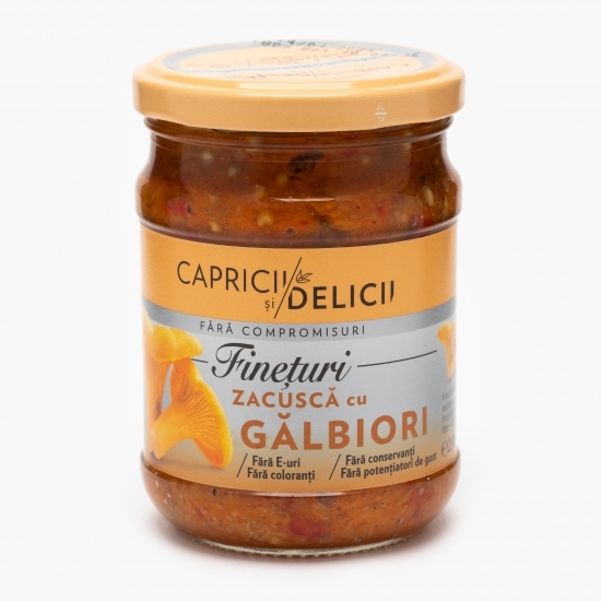 Zacuscă cu gălbiori 250g