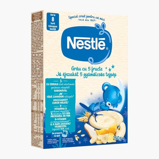 Cereale Somn ușor grâu și 5 fructe, +8 luni, 250g