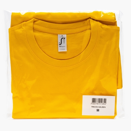 Tricou galben, mărimea M