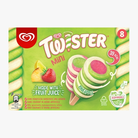 Înghețată Twister cu suc de fructe 8 buc. 0.4l