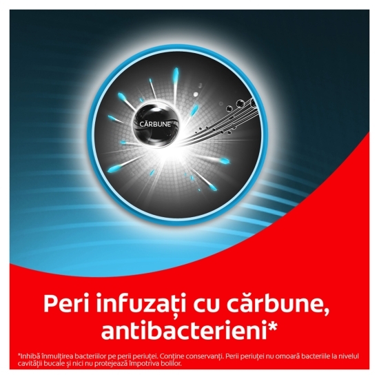Pachet: 3x Periuță de dinți cu peri moi și vârfuri subțiri Slim Soft Charcoal