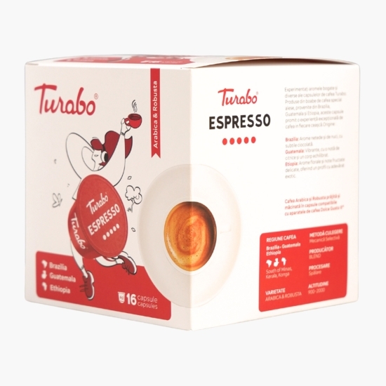Espresso tip Dolce Gusto, 16 băuturi, capsule cafea 