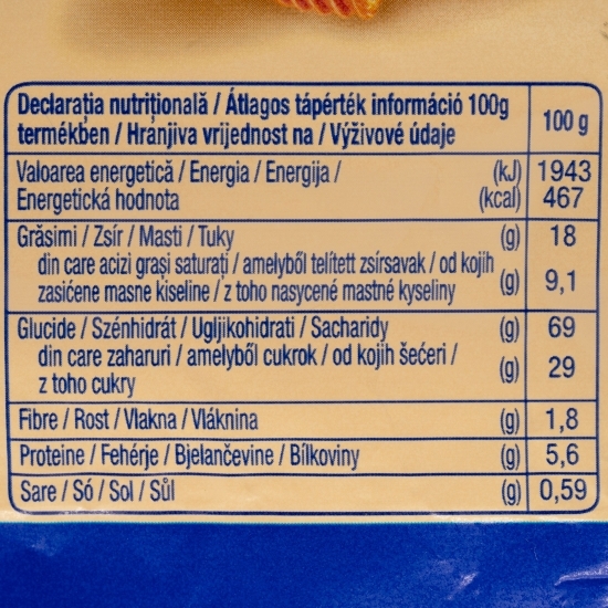 Biscuiți vanilie și cremă de vanilie 61g 