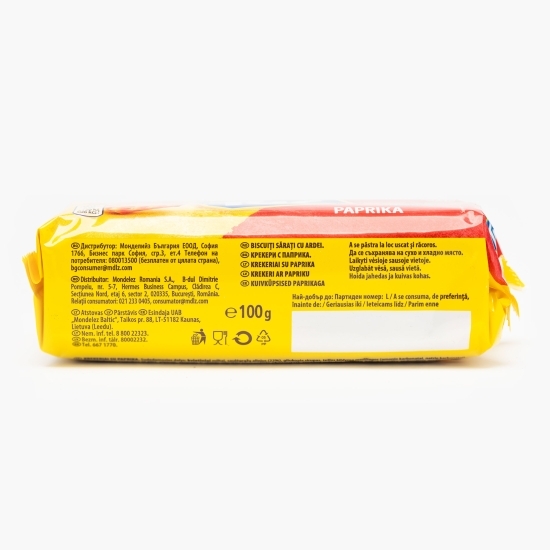 Biscuiți sărați cu paprika 100g