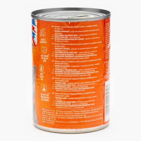 Hrană umedă pentru pisici adulte, 400g, vită