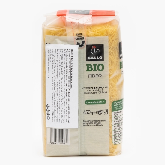 Fidea eco din grâu dur 450g