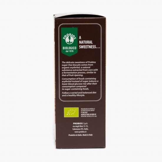 Biscuiți eco cacao și alune fără zahăr 200g
