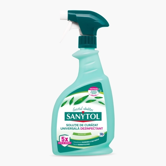 Soluție de curățat și dezinfectant multisuprafețe, eucalipt 750ml