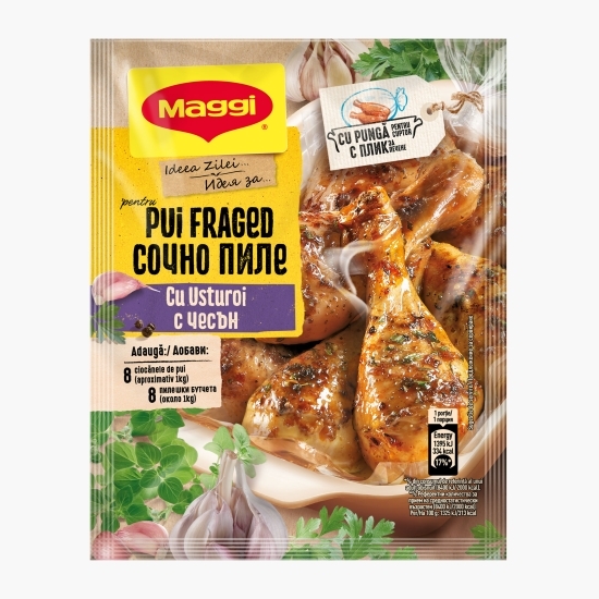 Amestec de legume deshidratate și condimente pentru pui cu usturoi Ideea Zilei 30g