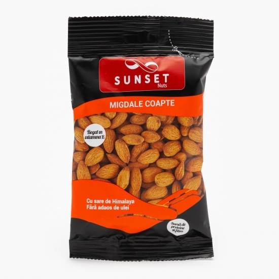 Migdale coapte, cu sare de Himalaya 50g