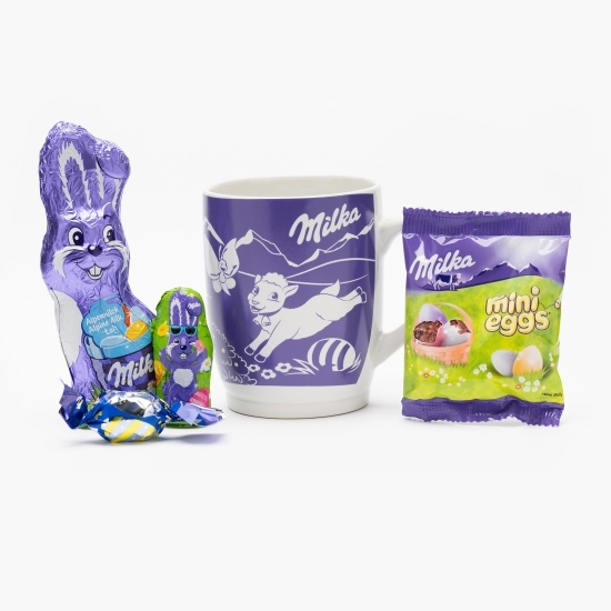 Mix ciocolată cu lapte alpin și cană Paște 99 g