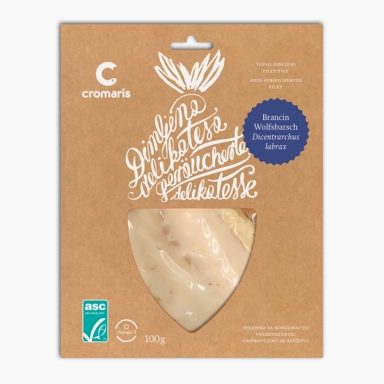 File de lup de mare afumat 100g
