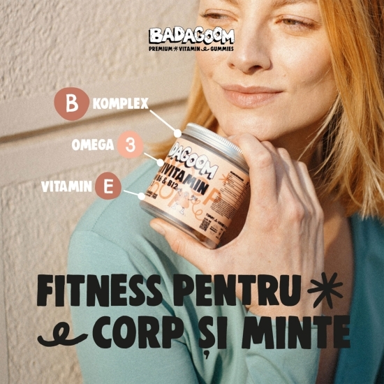 Jeleuri gumate Multivitamine cu Omega 3, 60 buc